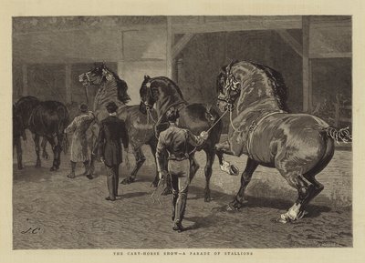 Cart-Horse Show, en parade af hingste af John Charlton